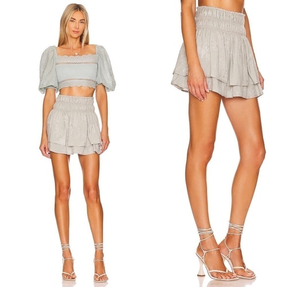 Tularosa Dresses & Skirts - NEW NWT | Tularosa | Taupe Natalie Mini Skirt | size Medium